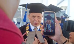 cptr Rektor UMGO, Prof. Dr. H. Abd. Kadim Masaong, M.Pd.menegaskan sikap kampus terhadap LGBT.(Foto: ist.)