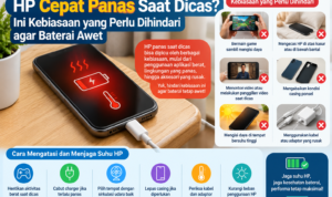 Indonesian Phone Charging Safety Infographic