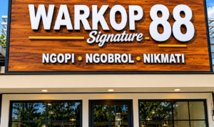 Warkop 88 Café Signage